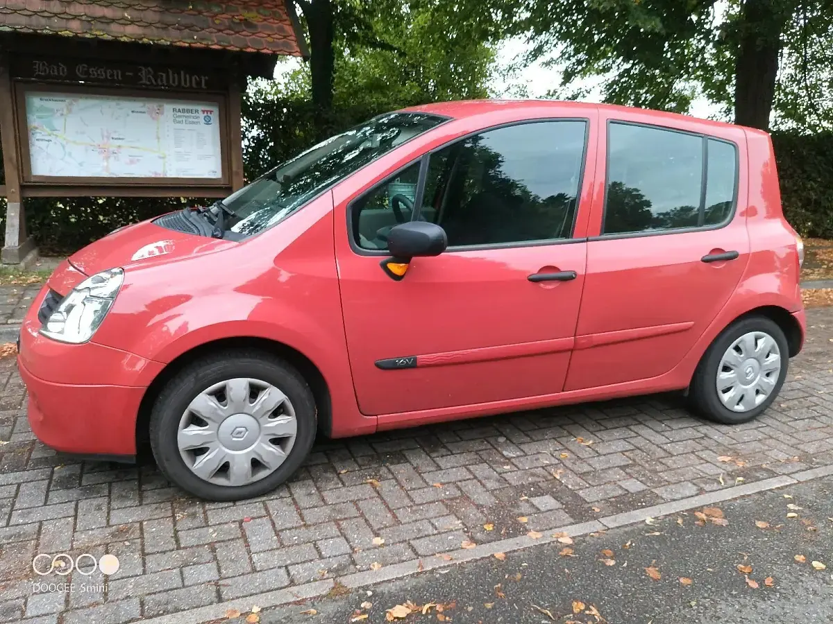 Gebraucht Renault Modus 75 PS (55 kW) 2004 Rot Van / Kleinbus
