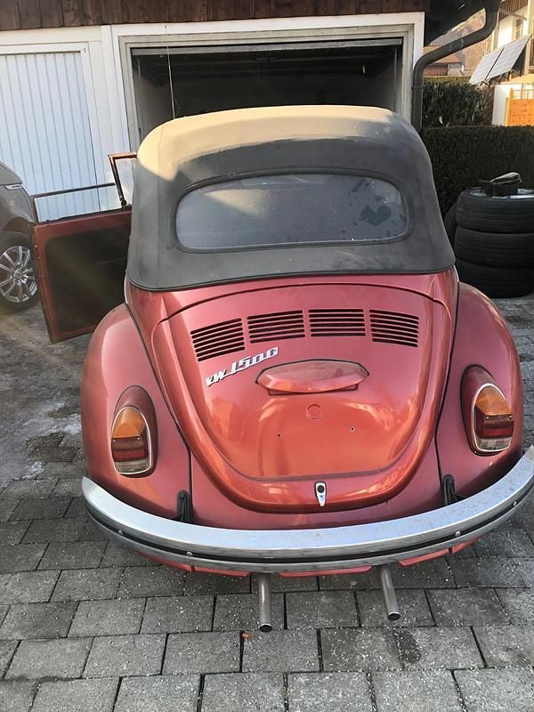 Second-hand VW Type 3 44 CP (32 kW) 1970 Roșu Cabrio