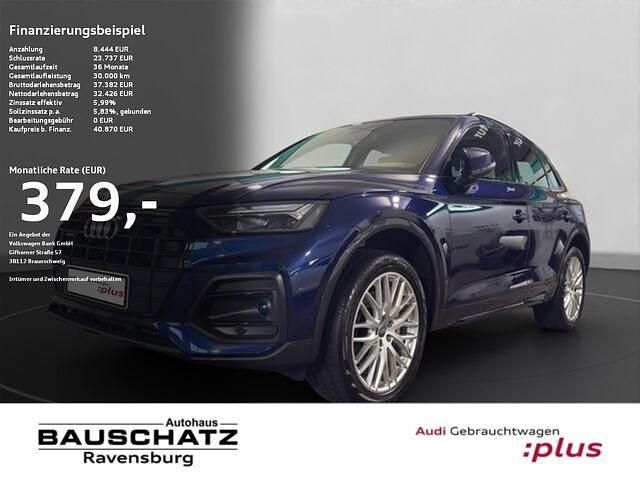 Navarrablau metallic Gebraucht 2021 Audi Q5 Advanced Plus SUV | 40.870 € (Teuer) - Bild 1/2