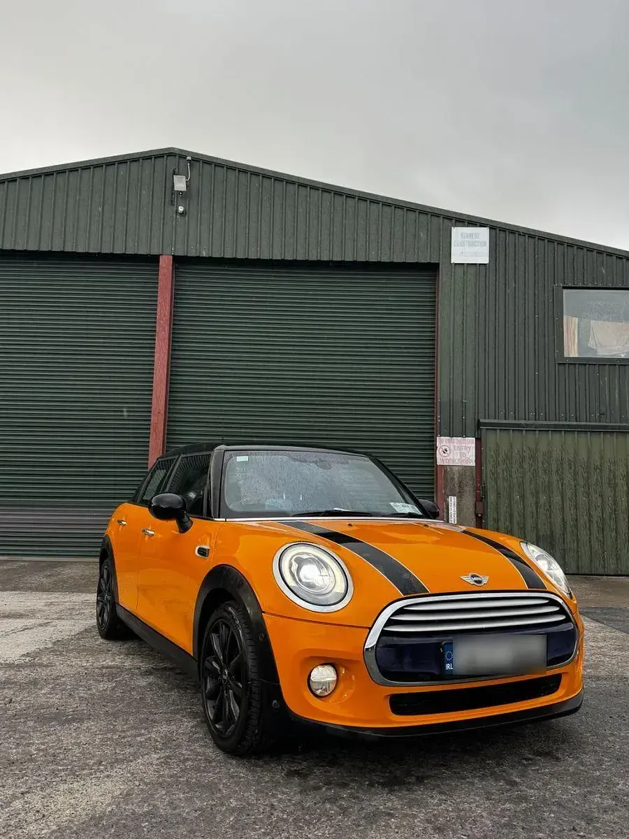 Gebraucht Mini Cooper D 111 PS (81 kW) 2014 Orange Kleinwagen