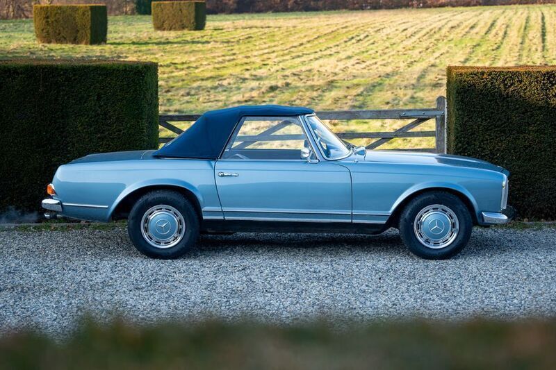 Gebraucht Mercedes SL280 170 PS (125 kW) 1969 Blau Cabrio
