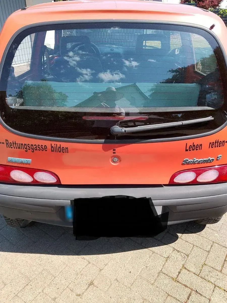 Gebraucht Fiat Seicento S 43 PS (31 kW) 1999 Orange Kleinwagen
