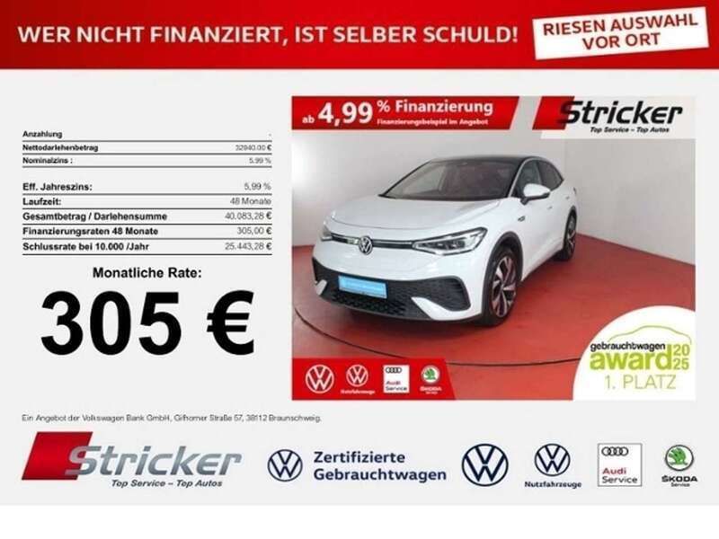 Gletscherweiß metallic Gebraucht 2023 VW ID.5 Pro Performance SUV | 32.940 € (Superpreis) - Bild 1/4