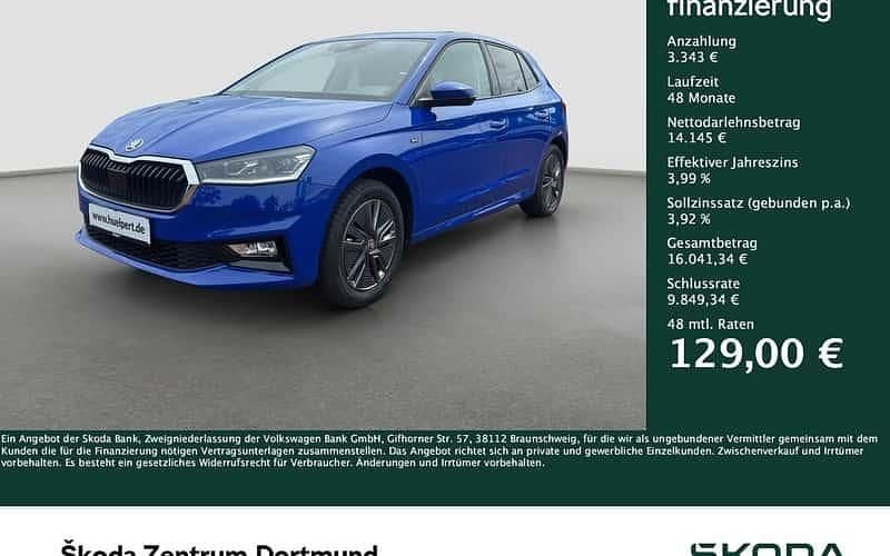 Blau Gebraucht 2024 Skoda Fabia Drive Kleinwagen | 16.977 € (Guter Preis) - Bild 1/4