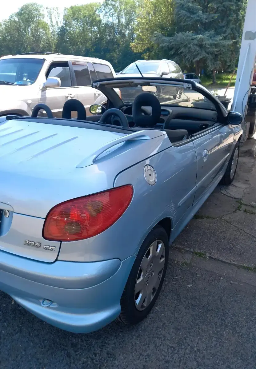 Gebraucht Peugeot 206 109 PS (80 kW) 2006 Blau Cabrio
