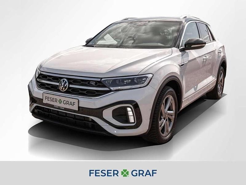 Pure white schwarz Gebraucht 2024 VW T-Roc R-line SUV | 29.840 € (Fairer Preis) - Bild 1/4