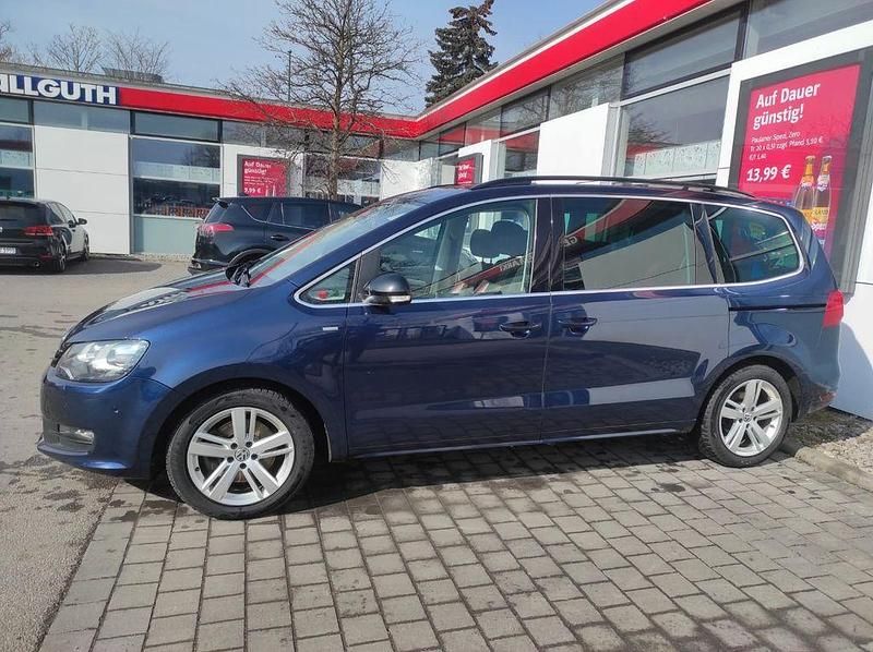 Gebraucht VW Sharan Match 170 PS (125 kW) 2013 Blau Van / Kleinbus