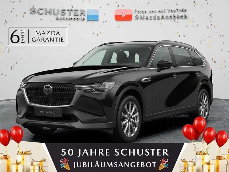 Grau Neu 2025 Mazda CX-80 Exclusive SUV | 61.280 € (Teuer) - Bild 1/2