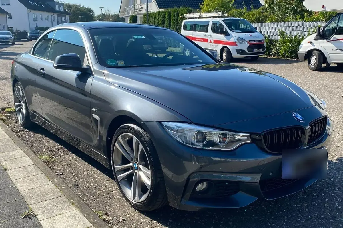 Gebraucht BMW 420 Cabriolet Sport Line 184 PS (135 kW) 2015 Grau Cabrio