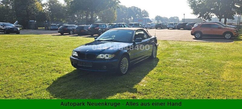 Blau Gebraucht 2005 BMW 320 Cabriolet Sport Line Cabrio | 6.999 € (Guter Preis) - Bild 1/4