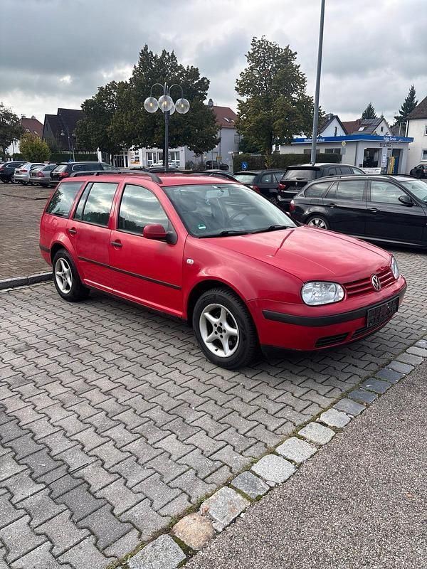 Rot Gebraucht 2001 VW Golf IV Kombi | 1.200 € (Superpreis) - Bild 1/4