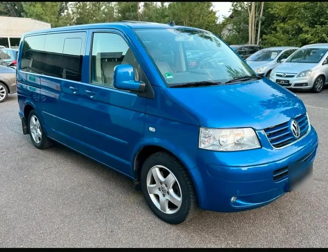 Usata VW T5 Highline 174 CV (127 kW) 2007 Blu Furgone