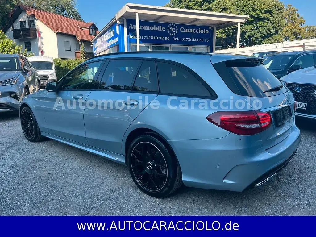 Gebraucht Mercedes C250 AMG line 204 PS (150 kW) 2017 Blau Limousine