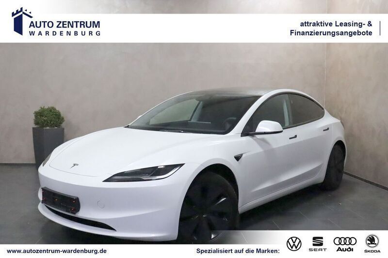 Pearl white multicoat Gebraucht 2024 Tesla Model 3 Standard Range Limousine | 38.450 € (Etwas zu teuer) - Bild 1/4