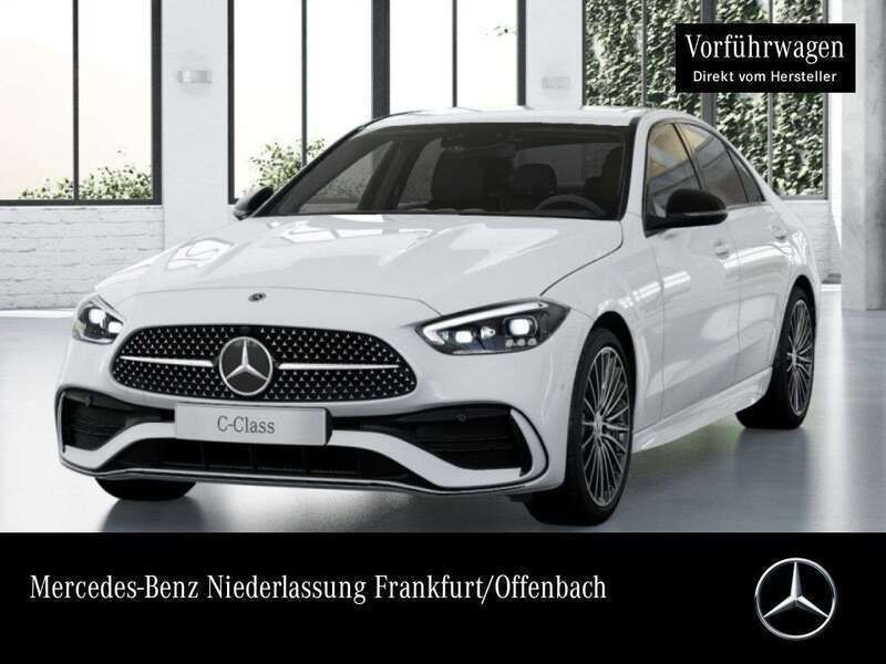 Polarweiß Gebraucht 2024 Mercedes C220 AMG Limousine | 49.590 € (Teuer) - Bild 1/4