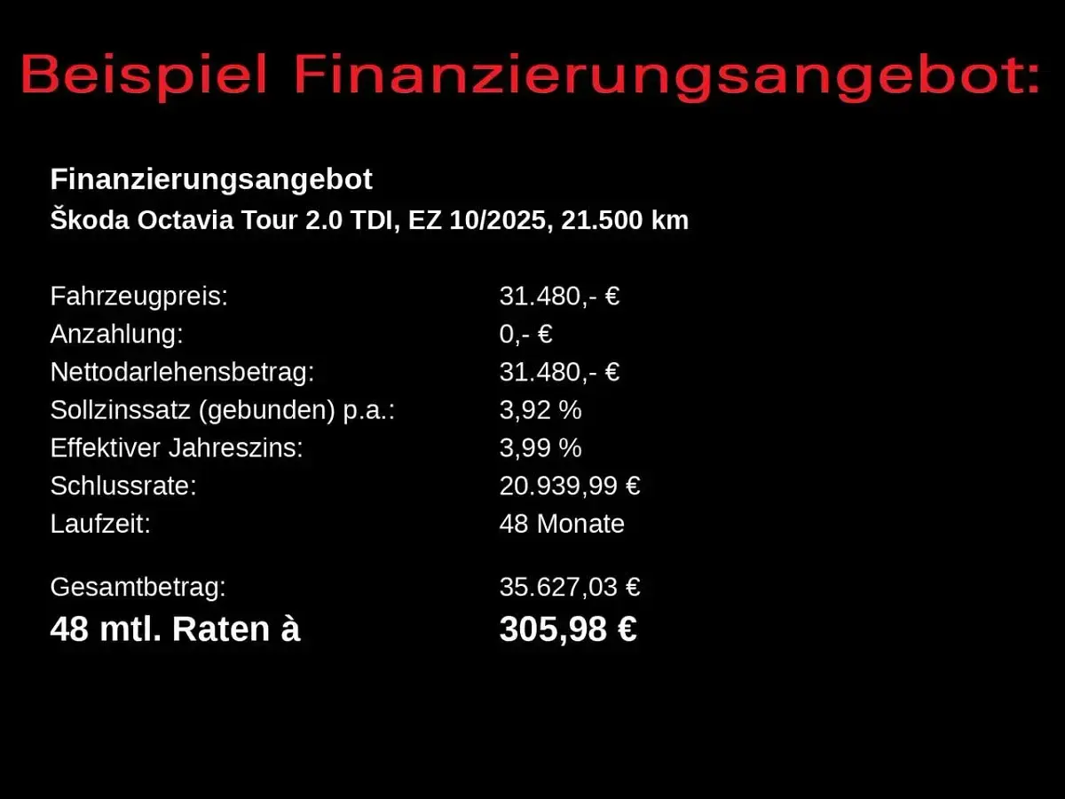 Gebraucht Skoda Octavia Tour 150 PS (110 kW) 2025 Moonweiß perleffekt Kombi