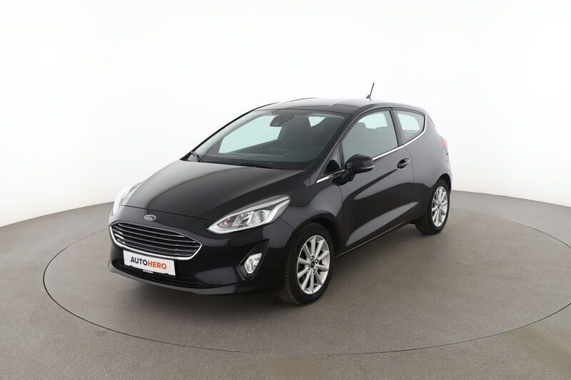 Schwarz Gebraucht 2019 Ford Fiesta Titanium Kleinwagen | 10.120 € (Guter Preis) - Bild 1/4