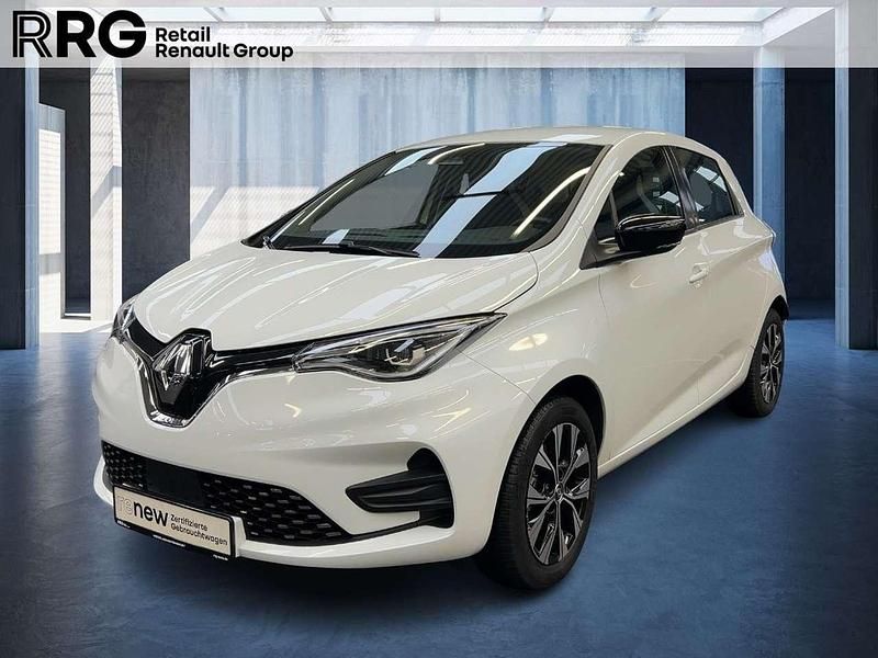 Weiß (gletscherweiss (weiß)) Gebraucht 2022 Renault Zoe Evolution Kleinwagen | 13.980 € (Guter Preis) - Bild 1/3