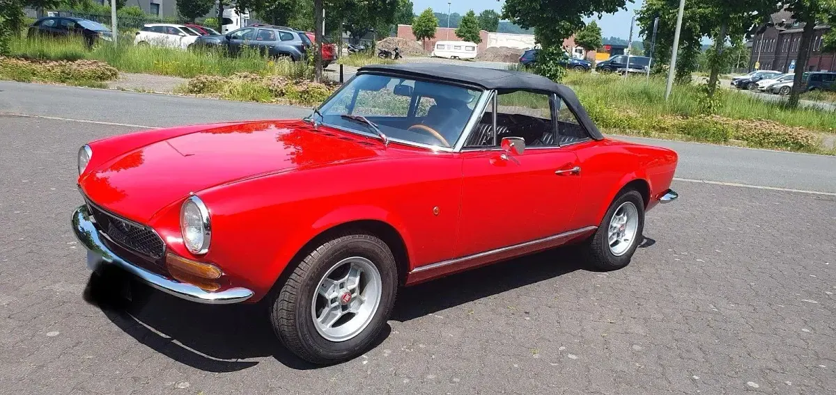 Gebraucht Fiat 124 Spider 90 PS (66 kW) 1972 Rot Cabrio