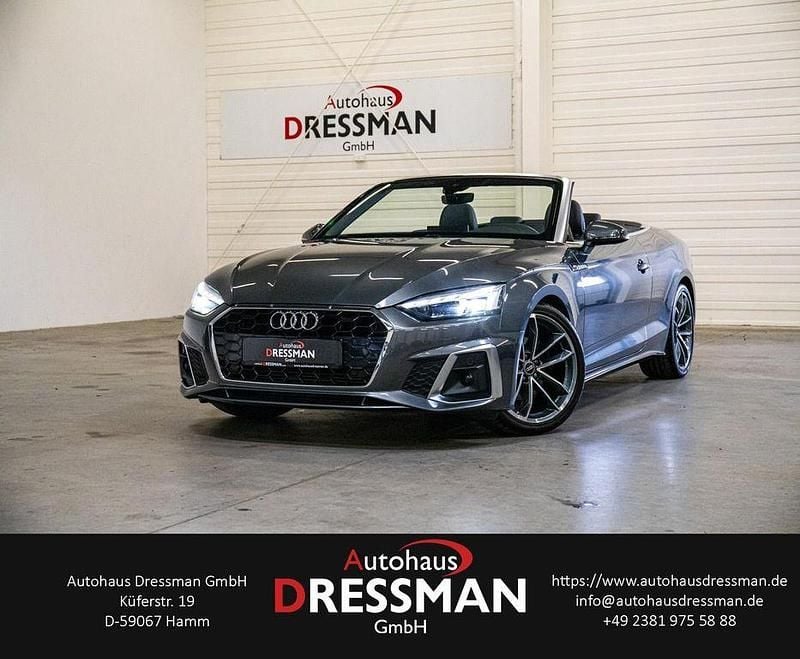 Grau Gebraucht 2021 Audi A5 Cabriolet S-Line Cabrio | 33.160 € (Guter Preis) - Bild 1/4