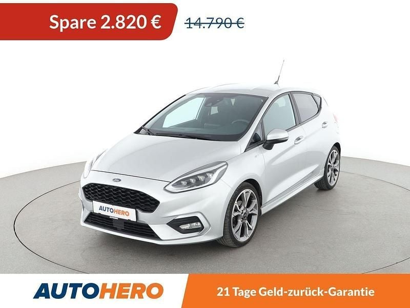 Grau Gebraucht 2019 Ford Fiesta ST-Line Kleinwagen | 11.970 € (Guter Preis) - Bild 1/3