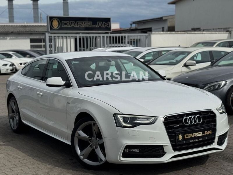 Weiß Gebraucht 2015 Audi A5 Sportback S-Line Limousine | 17.998 € (Fairer Preis) - Bild 1/4