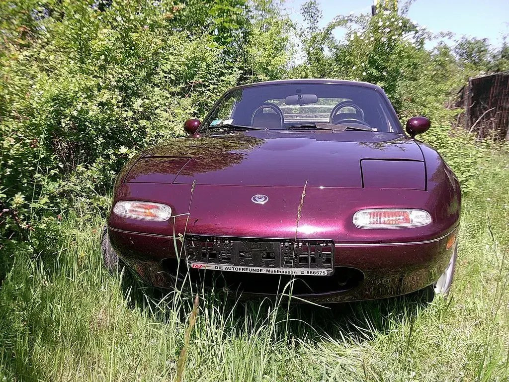 Gebraucht Mazda MX5 90 PS (66 kW) 1996 Rot Cabrio