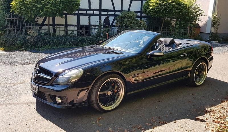 Schwarz Gebraucht 2005 Mercedes SL65 AMG Cabrio | 52.500 € - Bild 1/4