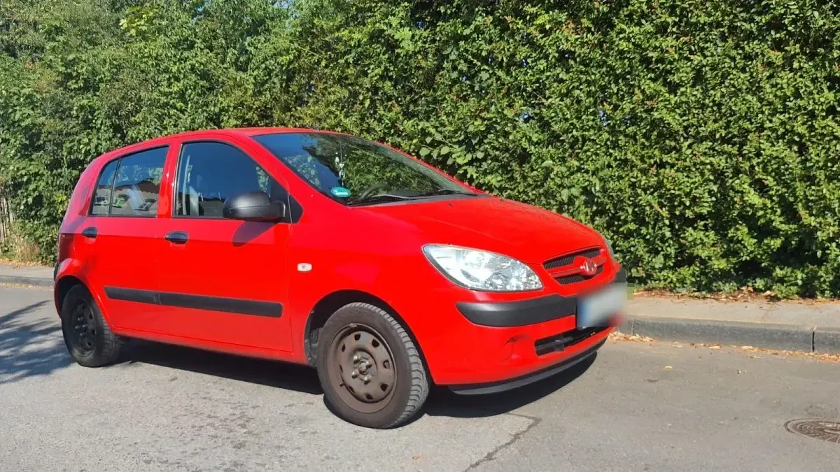 Gebraucht Hyundai Getz Basis 67 PS (49 kW) 2008 Rot Kleinwagen