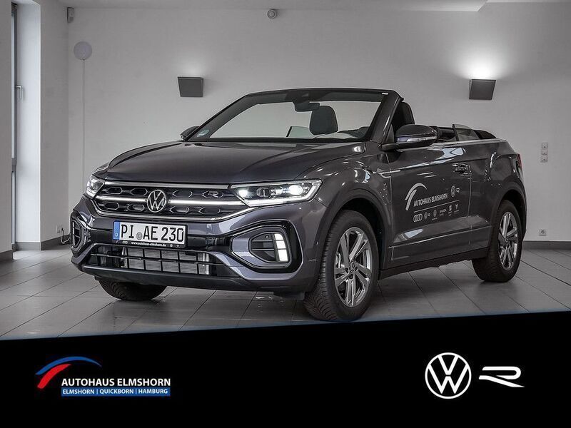 Grau Gebraucht 2025 VW T-Roc Cabriolet R-line Cabrio | 39.900 € (Etwas zu teuer) - Bild 1/4