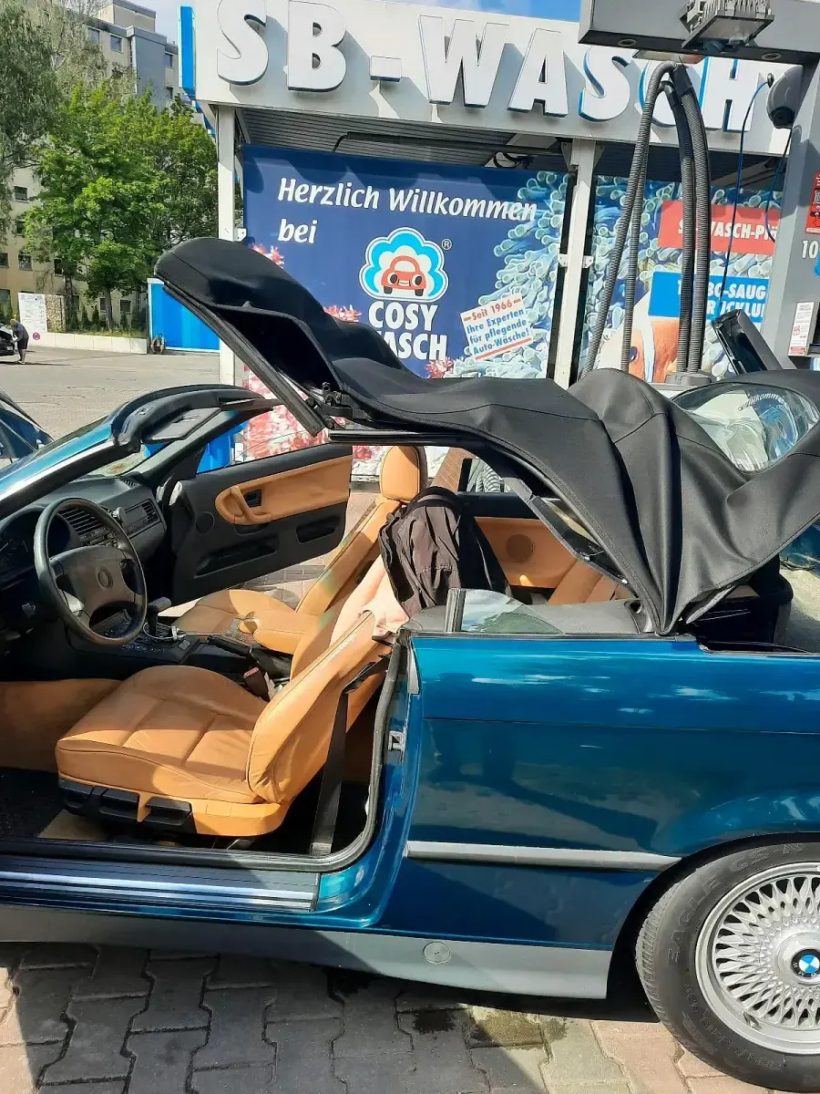 Gebraucht BMW 325 136 PS (100 kW) 1993 Grün Cabrio