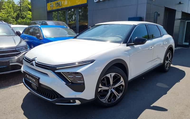 Lack weiss perlglänzend/typ au Gebraucht 2024 Citroën C5 X PureTech Kombi | 20.980 € (Fairer Preis) - Bild 1/4