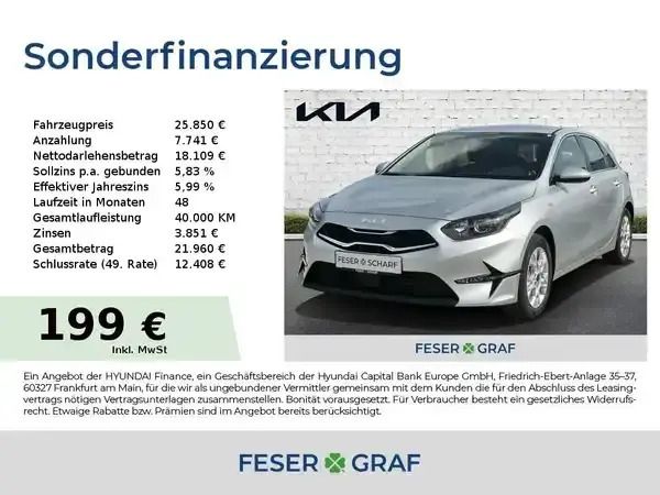 Sparklingsilber Neu 2024 Kia Ceed Limousine | 25.850 € (Fairer Preis) - Bild 1/4