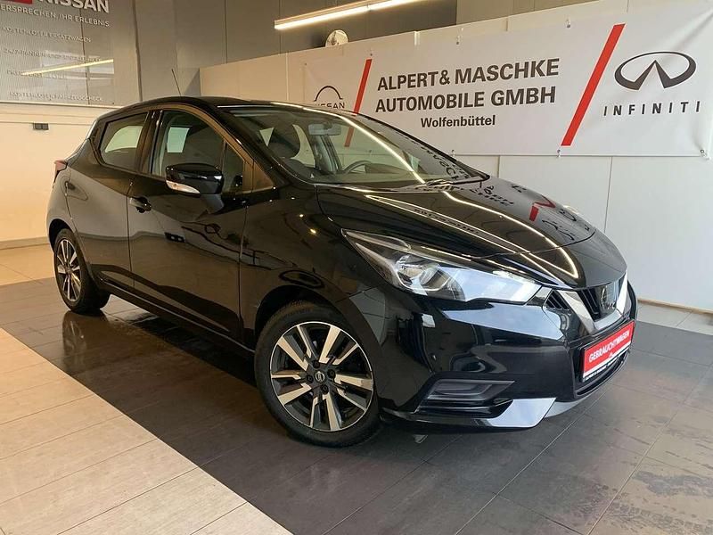 Schwarz Gebraucht 2019 Nissan Micra Acenta Kleinwagen | 8.950 € (Fairer Preis) - Bild 1/4