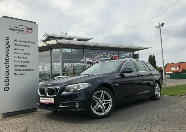 Second-hand BMW 525 218 CP (160 kW) 2014 Albastru Break