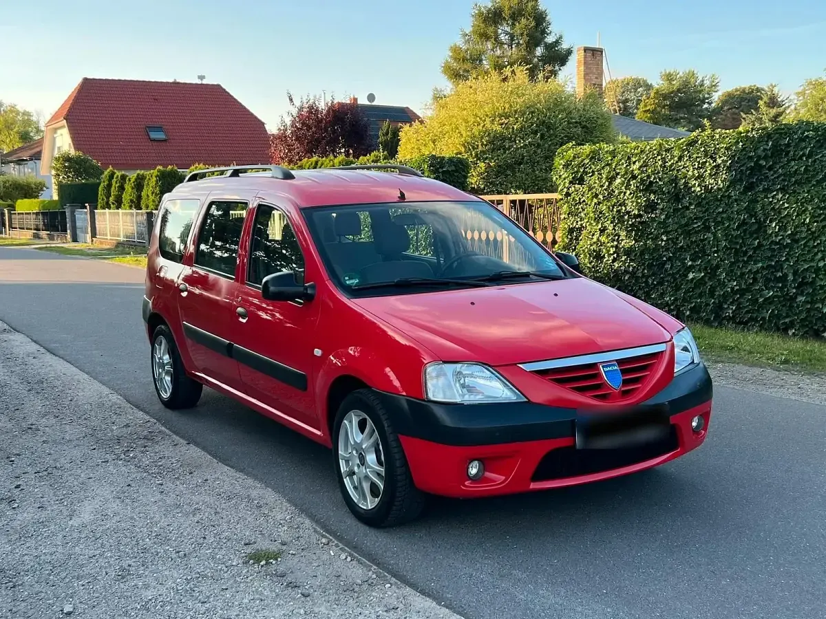 Gebraucht Dacia Logan MCV 75 PS (55 kW) 2008 Rot Kombi