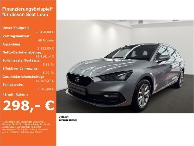 Silber Gebraucht 2021 Seat Leon Style Kombi | 19.950 € (Guter Preis) - Bild 1/4