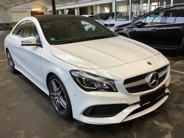 Gebraucht Mercedes CLA180 AMG line 122 PS (89 kW) 2018 Weiß metallic Coupé
