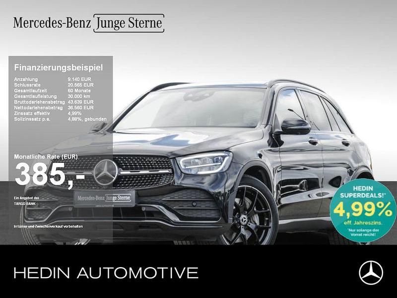 Schwarz Gebraucht 2022 Mercedes GLC300 AMG SUV | 45.700 € (Etwas zu teuer) - Bild 1/4