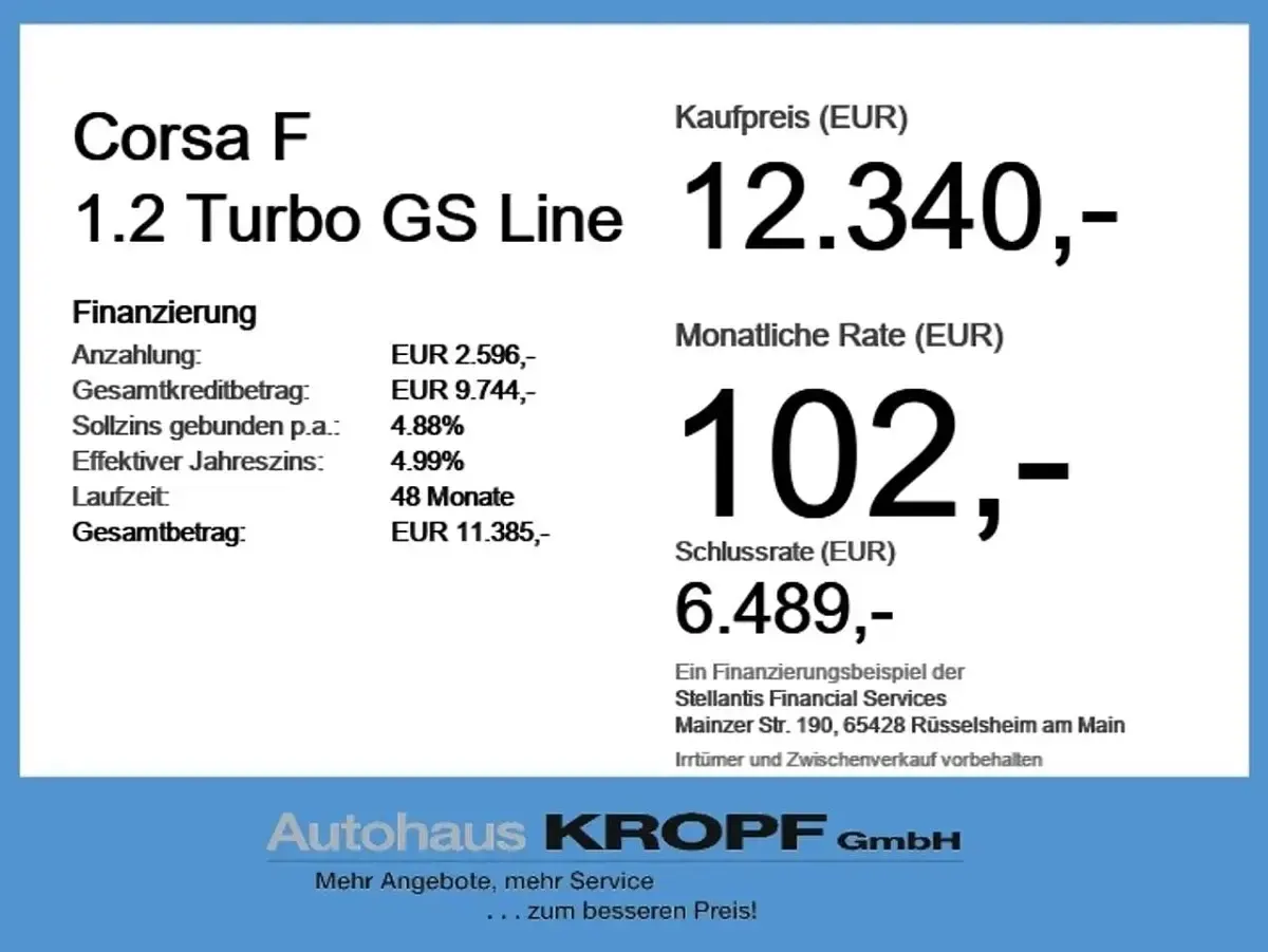 Gebraucht Opel Corsa GS Line 101 PS (74 kW) 2023 Quarz silber Kleinwagen