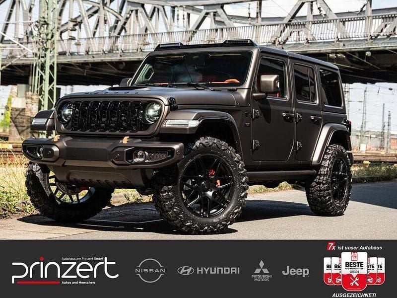 Hydro blue Neu 2025 Jeep Wrangler Sahara SUV | 127.970 € - Bild 1/4