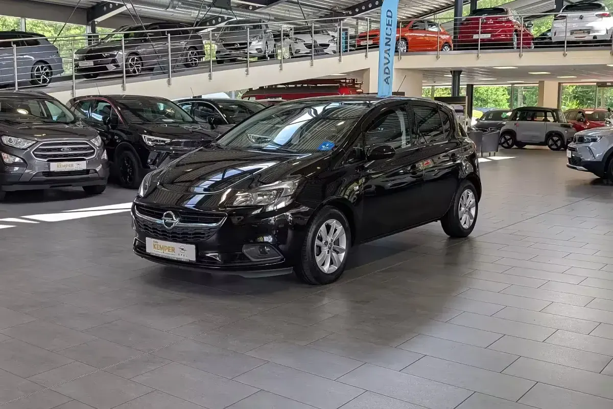 Gebraucht Opel Corsa Active 90 PS (66 kW) 2017 Schwarz metallic Kleinwagen