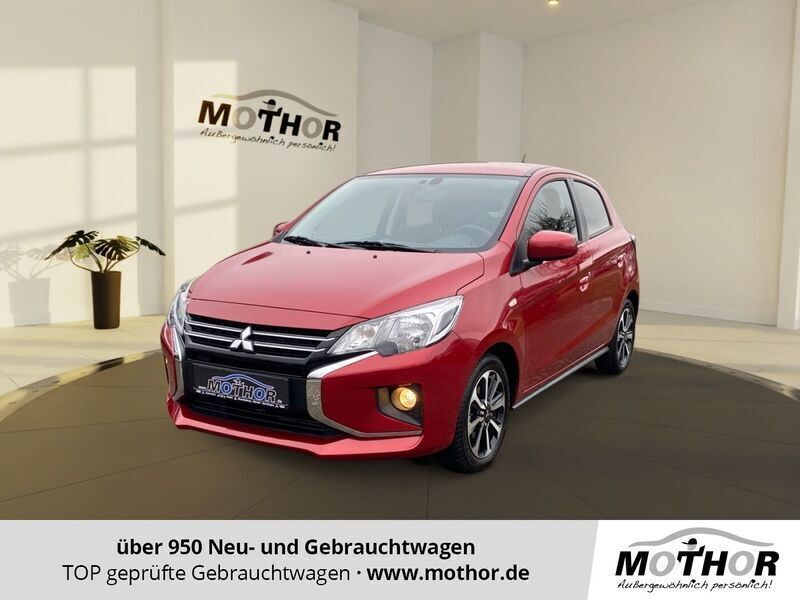 Rot Gebraucht 2023 Mitsubishi Space Star Select+ Limousine | 15.334 € (Fairer Preis) - Bild 1/4