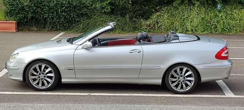 Silber Gebraucht 2003 Mercedes CLK320 Elegance Cabrio | 6.400 € (Etwas zu teuer) - Bild 1/4