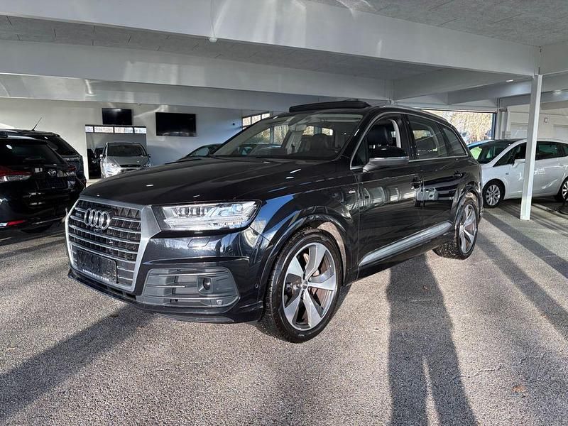 Schwarz Gebraucht 2015 Audi Q7 S-Line SUV | 19.999 € (Superpreis) - Bild 1/4