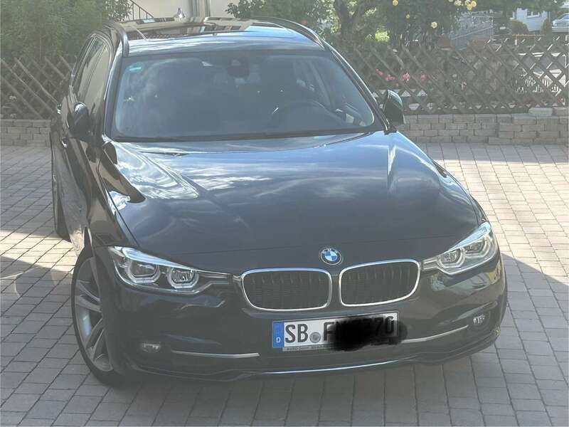 Schwarz Gebraucht 2018 BMW 320 Sport Line Kombi | 22.600 € (Etwas zu teuer) - Bild 1/4