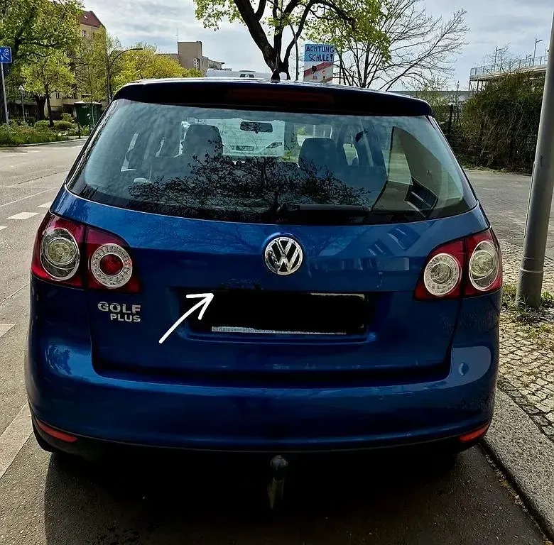 Gebraucht VW Golf Plus Cross 2007 Blau Van / Kleinbus