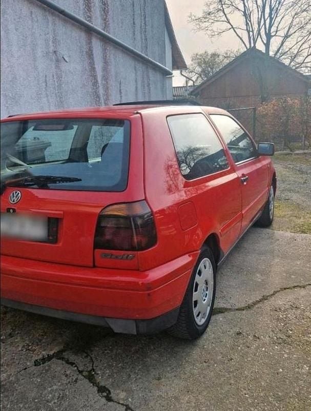 Gebraucht VW Golf III 75 PS (55 kW) 1997 Rot Kleinwagen
