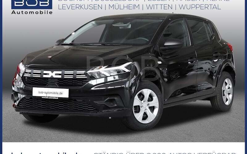 Perlmuttschwarz met (schwarz) Gebraucht 2024 Dacia Sandero Essentiel Kleinwagen | 15.288 € (Superpreis) - Bild 1/3