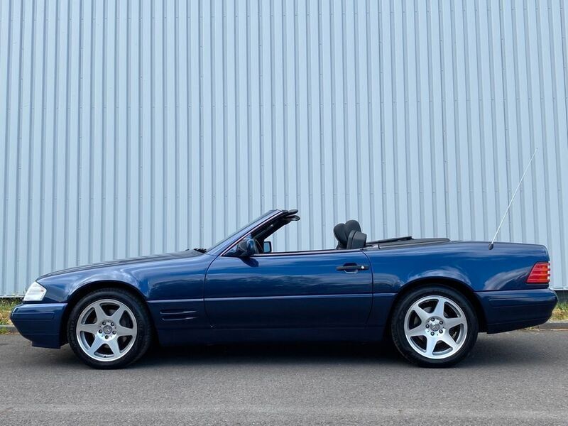 Gebraucht Mercedes SL280 193 PS (141 kW) 1996 Blau Cabrio